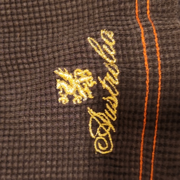 Coogi Waffle Knit Embroidered Spellout Crewneck Sweater Vintage Y2K - Picture 9 of 12